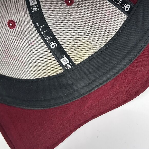 Chicago Blackhawks Hat Cap New Era NHL Hockey 6 Panel Wool Snapback Maroon Red - Picture 5 of 13